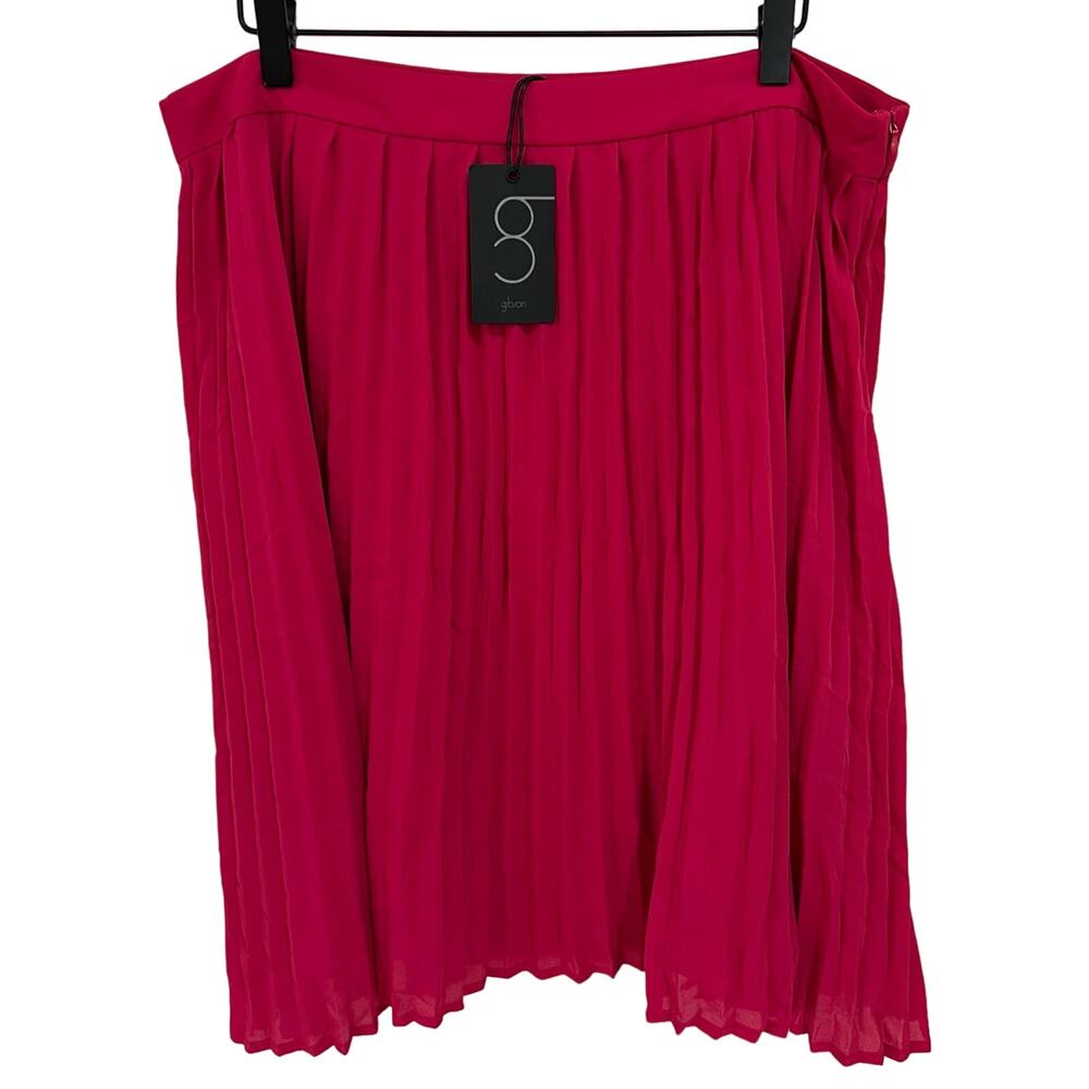 Gibson x International Women's Day Thamarr Pleated Skirt Pink Size XXL New